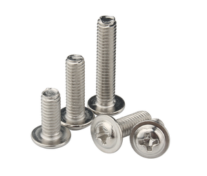 Polegada métrica do RUÍDO EN ISO 7380-2 do RUÍDO 7380 do colar da máquina do parafuso da cabeça do botão do soquete do hexágono SUS316 SUS430 de aço inoxidável - Product Image 2