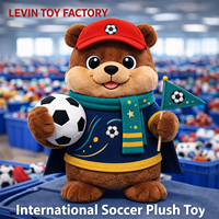 Peluche de Mascota de Fútbol Personalizado, Juguete de Peluche para Eventos Deportivos, Fabricante de Peluches Personalizados OEM ODM, Regalo Promocional