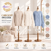 Pull en tricot pour femme, pull en molleton ample, tenue chaude automne 2026