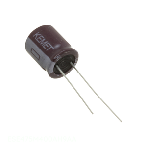 Condensador radial original ESE475M400AH9AA de 4.7 uF, aluminio, 4.7UF, 20%, 400V, montaje a través de orificio. - Product Image 1