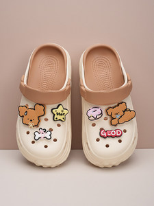 Новые женские сабо <span class=keywords><strong>2026</strong></span> года оптом: нескользящие, на толстой подошве, для детей, для сада, мягкие пляжные сандалии - Product Image 2