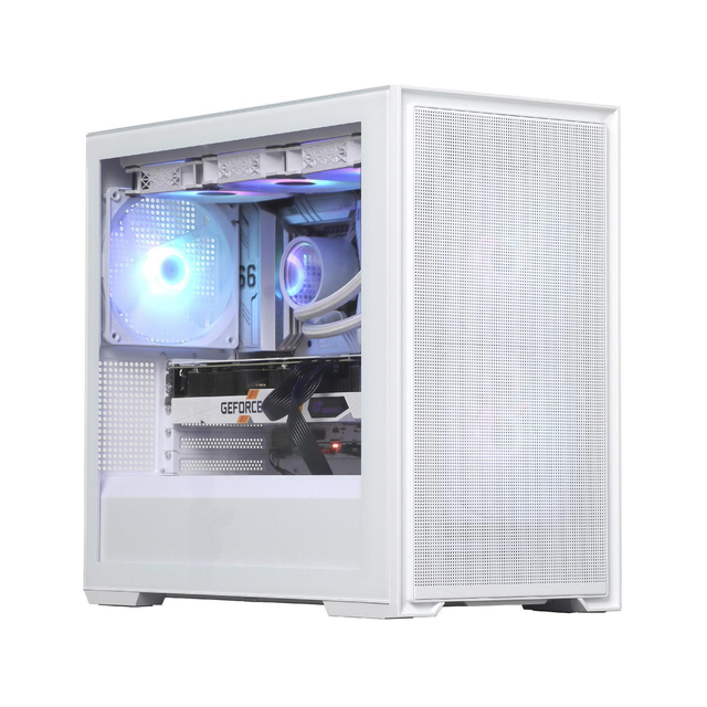 Best Selling Tempered Glass MATX Gaming Computer Micro Tower Black/White Computer Case Gaming Pc Case for Desktop