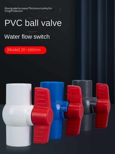 วาล์วลูกบอลพลาสติกพีวีซีทรงแปดเหลี่ยมขนาดกะทัดรัด - Product Image 4