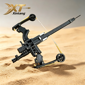 Arbalète semi-automatique puissante pour activités tactiques, chasse, tir extérieur, avec billes d'acier, type arc composé et lance-pierre - Product Image 1