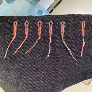 Máquina de ojales de orificio redondo de <span class=keywords><strong>aguja</strong></span> única <span class=keywords><strong>para</strong></span> coser agujeros de botón de componente de Motor de núcleo de Jeans, 2 unidades - Product Image 6