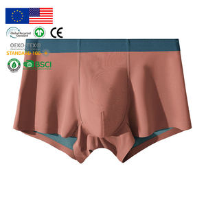 Sous-vêtements pour hommes en fibre de <span class=keywords><strong>bambou</strong></span> certifiée GOTS, couleurs vibrantes, lavables, écologiques, caleçons et boxers personnalisés - Product Image 1
