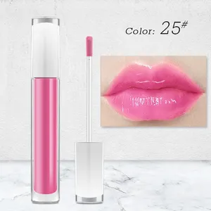 가벼운 핑크 립글로스 어린 소녀 선물 여름 캔디 컬러 보습 립글로스
