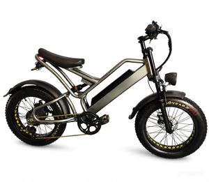 Vélo de montagne électrique sportif à cadre en alliage d'aluminium, moteur sans balais intégré au moyeu arrière, pneus larges 20x4 pour la neige, batterie au lithium 48V 15Ah - Product Image 3