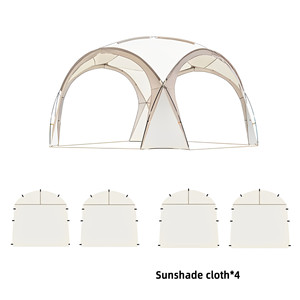 Outdoor Wholesale Glass Fiber frame 210D Oxford 8-10 Person 4.1*4.1*2.3M Camping dome <b>Tent</b> for Party - Product Image 4