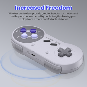 2 cái 2.4G không dây Gamepad Retro chơi game joystick điều khiển trò chơi Linux SNES Windows Raspberry Pi 4B 3B + retropie PC Switch 2 - Product Image 3