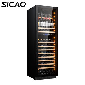 Réfrigérateur à vin professionnel 240 l, 20 l, double réfrigérateur à vin rouge, deux zones en vente - Product Image 6