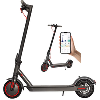 Livraison gratuite pour les commandes en Europe, trottinette électrique pliable 350W, pneu nid d'abeille de 8,5 pouces, contrôle par application Tuya, trottinette électrique étanche