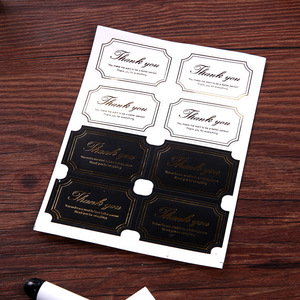 Adesivo Creativo Letterario d'Amore in Rame Placcato Oro, Autoadesivo, con Messaggio di Ringraziamento e Benedizione, per Confezioni Souvenir e Prodotti da Forno, per la Festa del Doppio Nono - Product Image 5