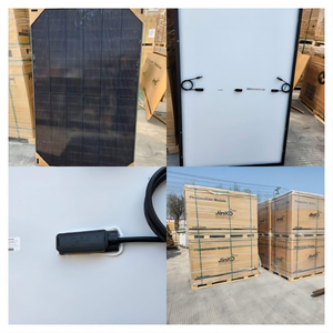 แผงโซลาร์เซลล์ USA Stock 430W สีดำทั้งหมด Tir Topcon N-Type PV Module Half Cell 455W แผงโซลาร์เซลล์แบบโมโนเฟเชียล Tiger Neo - Product Image 5