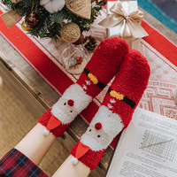 Chaussettes de Noël personnalisées pour la maison Nouveau dessin animé mignon Drôle Chaussettes de Noël pour adultes