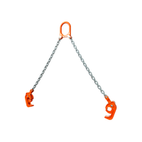 Pince de levage pour fûts d'huile TOYO-INTL 0,5T 1T avec chaîne en acier de classe 80, pince de levage pour fûts pour un levage et un transport sécurisés