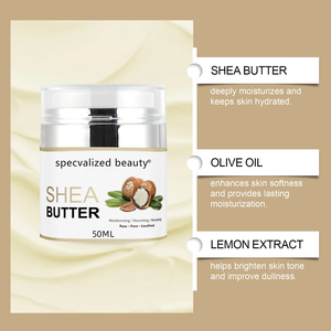 Crema Humectante de Manteca de Karité Rica en Vitamina C, Retiene la Humedad, Nutre <span class=keywords><strong>e</strong></span> Ilumina la Piel - Product Image 5
