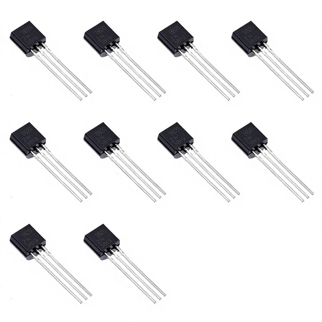 Bridgold 10pcs 2N3819 N-Channel J-FET Transistors 25V TO-92 China
