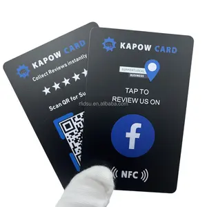 定制打印NFC社交媒体TikTok卡谷歌评论NFC卡