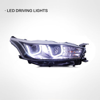 Phare avant à LED modifiées avec feux de jour, projecteur bi-xénon, compatible Yaris 2013-2016 - Vente Flash