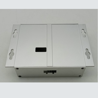 Boîtier en aluminium extrudé naturel avec découpe d'interface personnalisée pour boîtier de matériel d'acquisition de signal intégré DIY