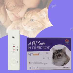 Feline Panleukopenia/Corona/Calicivirus/Herpesvirus tipe-1/toxplasma Gondii Antigen tes Combo untuk dokter hewan - Product Image 5