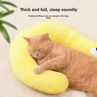 Coussin-lit en tissu peluche pour chien et chat, lavable toutes saisons, tapis de couchage, jouet