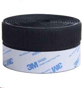 Bande adhésive double face auto-agrippante 3M de 25 mm (1 pouce) résistante au feu, en nylon multi-usages, pré-roulée, pour vêtements - Product Image 2
