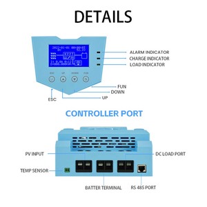 MPPT năng lượng mặt trời CHARGE <span class=keywords><strong>CONTROLLER</strong></span> 60 amp 12V 24V 36V 48V cho tất cả trong một năng lượng mặt trời hệ thống năng lượng - Product Image 3
