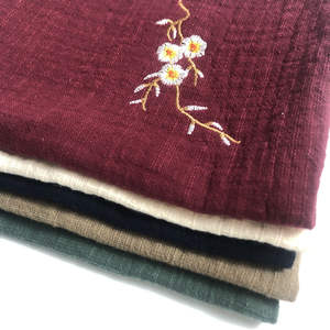 Serviette de thé en coton de style chinois Zen, absorbante, épaisse, avec broderie florale, accessoires pour le thé - Product Image 5