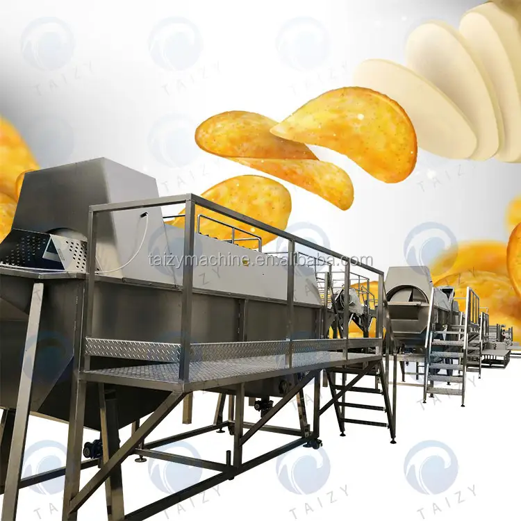 Полностью полуавтоматическая линия по производству картофеля, замороженного картофеля фри большой и большой емкости
