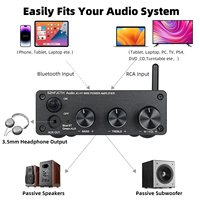 SZHFJCTH Profesyonel JC-H1 5.0 Stereo Ses Amplifikatörü 2.1 Kanal Ev Tipi D Sınıfı Entegre Dijital Amplifikatör