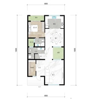 Nouveau design moderne Plan de maison personnalisé Design 3d Villa House Designs and Floor Plans