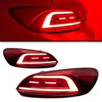 Conjunto de Luces Traseras LED XUNBAI para Volkswagen Scirocco R 2009-2017, Señal de Giro Dinámica, Luz de Freno, Luz Trasera DRL, Actualización de Lámpara Trasera