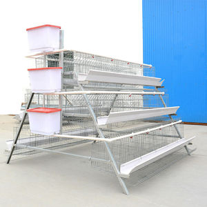 Jaula para Pollos Tipo A, Jaula de Batería para Aves de Corral, Equipo para Granjas Avícolas para 2000 Pollos con Bebederos Automáticos - Product Image 2