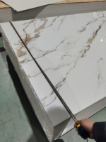 Panel de Pared de PVC Ecológico con Aspecto de Mármol, Resistente a los Rayos UV, Reductor de Ruido, Panel Divisorio para Oficina