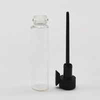 En Stock Vente en Gros Tube Vide Attar 2ml Échantillon en Verre Mini Test Huile Essentielle Flacons de Parfum Flacons Avec Bâtons en Plastique