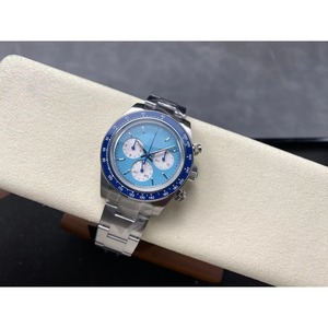 Reloj de Diseño de Lujo Drioshipping de 40 mm con Movimiento 4130, Atractivo y Elegante con Esfera Azul Reloj Automático con Correa de Goma y Cristal de Zafiro - Product Image 5