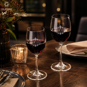 Set di 2 Calici da Vino Universali, Bicchieri da Vino Rosso da 350 ml e Bicchieri da Vino Bianco da 240 ml, Calici in Vetro Trasparente con Stelo Alto per Cabernet e <span class=keywords><strong>Chardonnay</strong></span> - Product Image 6