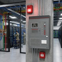 Panneau de commande d'alarme incendie filaire conventionnel 1 zone, 2 zones, 4 zones pour la sécurité des immeubles de bureaux et bouton poussoir manuel