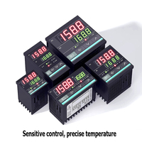 Contrôleur de température intelligent à commande PID, affichage numérique LED à réglage automatique, moniteur de paramètres de processus multifonction