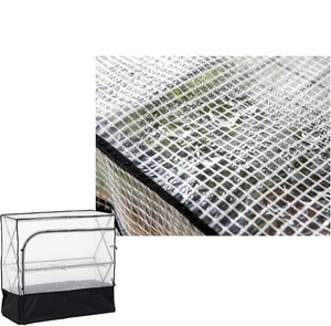 <span class=keywords><strong>Casa</strong></span> de vinilo de acero negro portátil de 3 niveles con protección contra el frío para plantas, plántulas, <span class=keywords><strong>jardín</strong></span> - Product Image 2