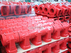 Segnale Dn100 scanalato estremità nessuno stelo ascendente segnale di fuoco valvola a saracinesca - Product Image 2