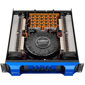 4 Channel 1200W Class H Metal Power <b>Amplifier</b> for Outdoor Performance-Fedaxy FC41200 - Product Image 1