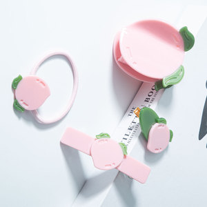 กิ๊บติดผมพีช มินิกริปเปอร์ อะซิเตทบอร์ด สำหรับผู้หญิง แฟชั่นประจำวัน เครื่องประดับผม - Product Image 3