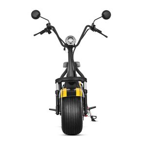 Scooter électrique Citycoco M1 <span class=keywords><strong>E</strong></span> importé de Chine, <span class=keywords><strong>2</strong></span> roues de 8 pouces, pneus larges, 12Ah 1500W, freins à disque hydrauliques, suspension avant - Product Image 4