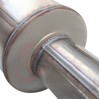 Tuyau d'échappement en acier inoxydable de 4 pouces pour Ram 6.7L 2019-2024 & PDF avec silencieux