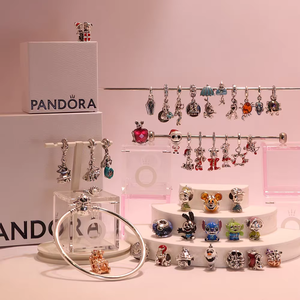 Breloques Festives en Argent Sterling 925, Clochette de Noël et Bonbons Trojans, Perles pour Bracelets et Colliers Originaux, Bijoux Fins, Cadeau DIY - Product Image 3