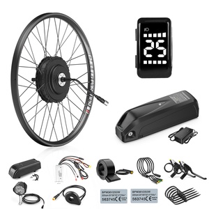 Kit de conversion de <span class=keywords><strong>moteur</strong></span> arrière <span class=keywords><strong>BAFANG</strong></span> <span class=keywords><strong>750W</strong></span> 48V pour vélo électrique, écran LCD DZ40, batterie au lithium, kit de vélo électrique - Product Image 2