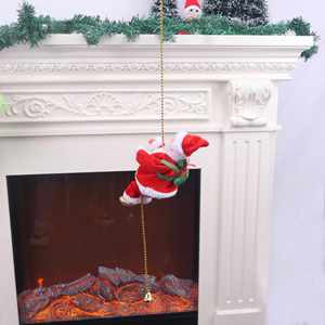 Christmas Gift <b>Music</b> Doll Toy Upgrade Anti-Detachment Electric Crawling Beads Santa Claus - Product Image 4